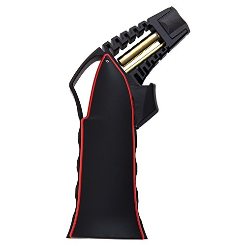 TriGear Professional Aluminum Culinary Refillable Adjustable Butane Torch Lighter for Cooking Soldering and Welding