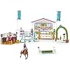 Schleich Horse Club, 86-Piece Playset, Horse Toys for Girls and Boys Ages 5-12, Friendship Horse Tournament