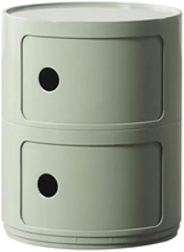 Mesita de noche portátil para dormitorio, sofá moderno, mesa auxiliar para sala de estar, mesa auxiliar de plástico, para espacios pequeños (color