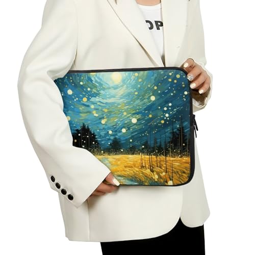 Laptop Bag Waterproof Computer Bag 15-17inch Large Capacity Clutch Teavel Protective Computer Carrying Cover3