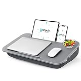Lap Desk, Portable Laptop Lap Desk with Pillow Cushion, Fits up to 17 inch Laptop, Laptop Stand with