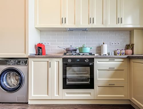 Image of Ravinte Oil Rubbed Bronze Cabinet Handles Kitchen Pulls 3-3 /4 Inch 20 Pack | Square Design, Solid Zinc, Modern Slim Style, Screws Included, Easy Installation, for Kitchen Drawers & Cupboards