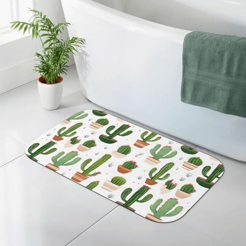 Tapis de salle de bain absorbant et antidérapant au séchage rapide pour baignoire