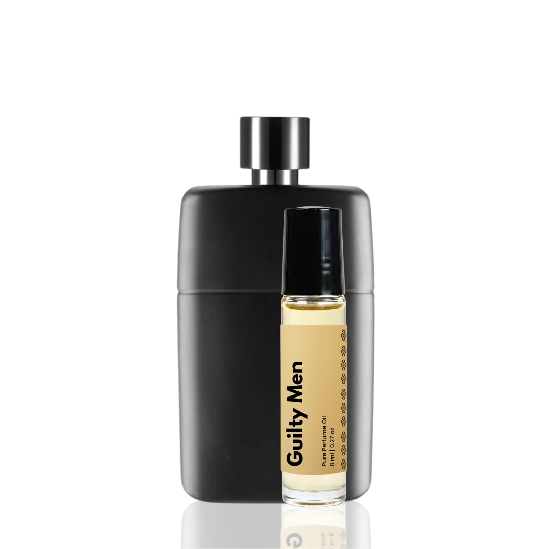Guilty Men Attar Roll-On | Inspired by Guilty for Men | Fresh Floral Woody Fragrance | Non Alcoholic Itra | Long Lasting Perfume Oil (8 ML)-image-3