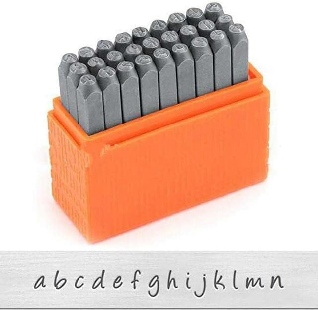 Jewerly Stamp Handstamping Steel Gold Silver Metal Stamps Leather DIY Custom Logo Name Jewelry Tools Number Alphabet Set Puncher - Staming - - (Color: 3PCS)