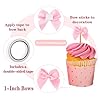 200 Pcs Mini Satin Ribbon Bows – 1" Tiny Craft Bows in 12 Colors for DIY Projects, Hair Accessories, Wedding Favors, Gift Boxes & Decorations (12 Colors) #1
