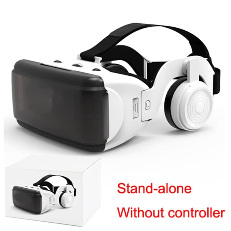 Image of Drumstone (𝐒𝐩𝐞𝐜𝐢𝐚𝐥 𝟏𝟓 𝐘𝐞𝐚𝐫𝐬 𝐖𝐚𝐫𝐫𝐚𝐧𝐭𝐲) 3D VR Headset with HD Lenses for Android & iOS | Virtual Reality Glasses with Eye Protection, Adjustable Strap, Soft Padding | 360 Video