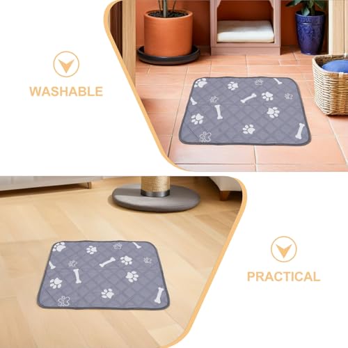 Tapis de propreté pour chiot lavables en machine polyester UPKOCH - 8