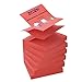 ZCZN Z-Notes, 6 Blocs Feuillets Autocollants Rouge, Notes Autocollants 76 x 76 mm, 80 Feuilles par Bloc - Feuillets Autocollants de 480 Feuilles