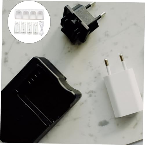 Cargador de batería SHINEOFI con ranuras inteligentes y luz azul de control 7