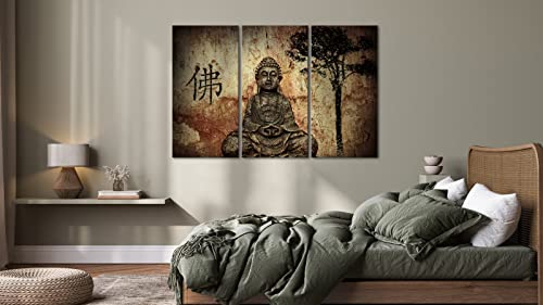 Visual Art Decor Buddhist Love 3Pcs Framed And Ready Wall Hang Buddha Canvas Prints Home Decor Paintings #TOP1