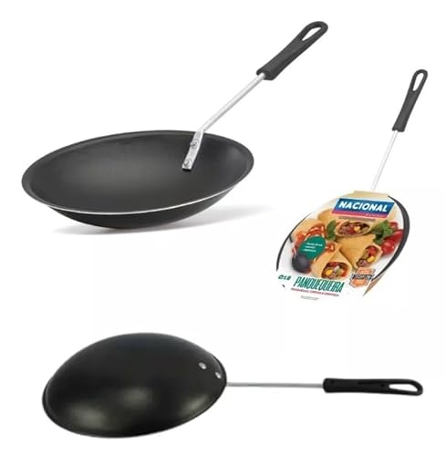 Panquequeira Invertida Panela Frigideira Antiaderente Teflon P/Crepes e Panquecas 18cm