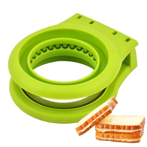 Juego De Formato De Cuchillo De Pan - Forma De Panqueques Y Sandwich Schneider | ACCESORIOS DE MADERA DE LANZA CREATIVA COLAJE PARA FAMILY FAMILY VACKING COCINA