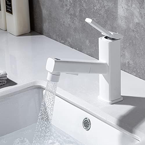 Robinet de cuisine mitigeur extractible bicolore gris et noir