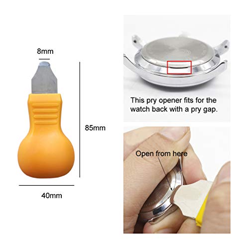 EONBES Watch Repair Kit, Watch Band Link Back Pin Strap Removal Adjustment Sizing Opening Tool Set - Thumbnail 4