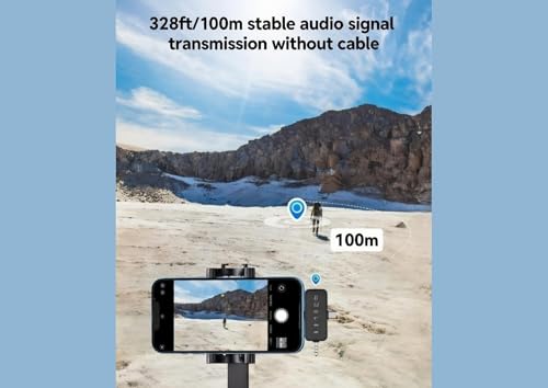 Image of Wireless Microphone, Mini Portable Recording Clip Mic with Receiver for All Type-C, Micro U Mobile Phones Camera Laptop for Vlogging YouTube Online Class, Zoom Call (F11)