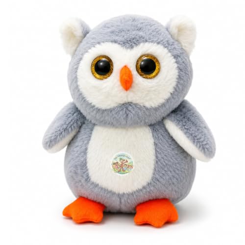 Image of Owl Soft Toy 25 cm Plush Stuffed Owl Toy for Kids | Ultra Soft Owl Teddy | Cute Animal Plush Doll | Washable Cuddly Toy for Boys, Girls, Babies | Birthday Gift & Home Decor