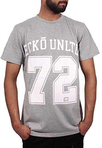 Max Edition Urban Designer   Camiseta deportiva de algodón de manga corta con cuello redondo para hombre, color negro, rojo, azul marino, blanco, Gris 1, S