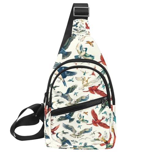 Mochila cruzada ligera para viajar y senderismo con correa adaptable unisex
