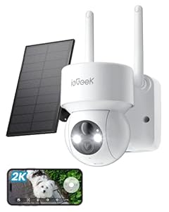 ieGeek DQ201 2K Solar Überwachungskamera Aussen