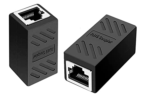 ☆RJ45 LANケーブル延長コネクタ LANイーサネットソケット 2個 LANケーブル 延長コネクタ 2個セット RJ45 中継コネクタ CAT5