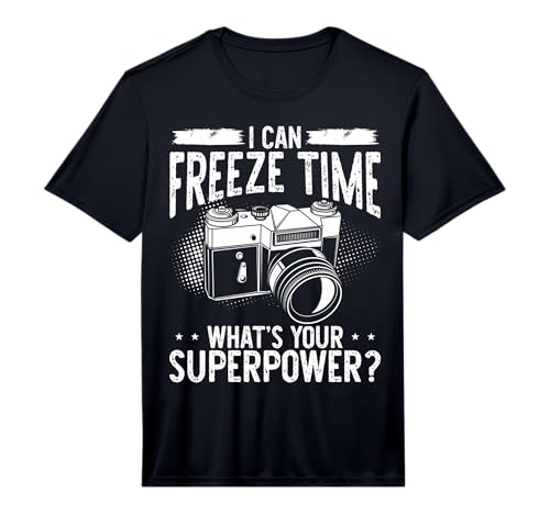 Mens Photo Camera Photographer Flash People Capturing Photography Performance T-Shirt