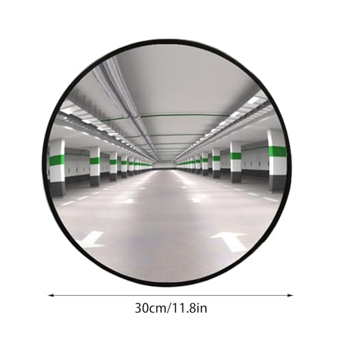 Espejo de seguridad para ángulo ciego espejo interior pasillo gran angular 11.8" 4