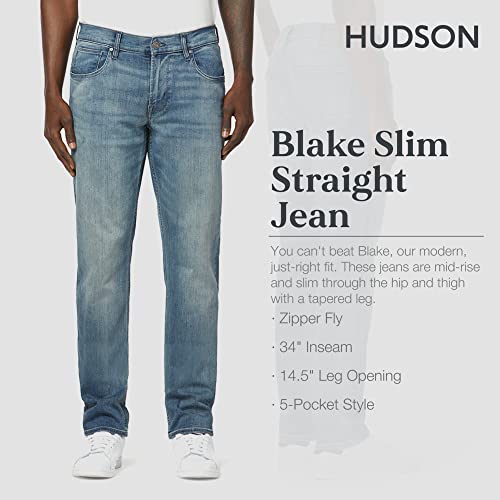 HUDSON Men's Blake Slim Straight Jean Rp2