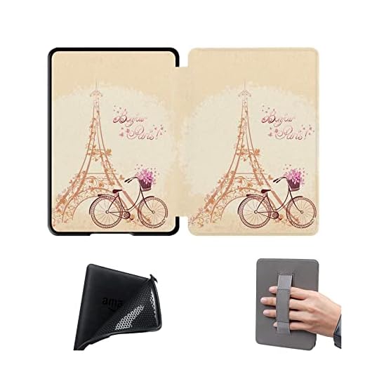 Capa para Kindle Paperwhite de 6,8 polegadas (11ª geração, versão 2021) e capa Kindle Paperwhite Signature Edition, capa fina e durável de TPU com alça de mão