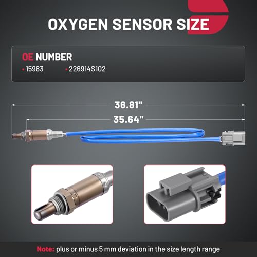 Sensor de Oxígeno Upstream BDFHYK para Nissan 1999-2002 miniatura 3