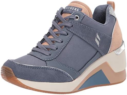 skechers million high n fly wedge trainer