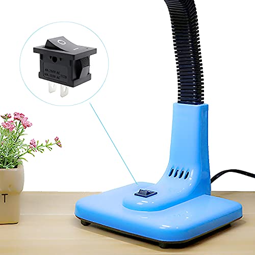 Zupayipa 15 Pcs Ac 6A/250V 10A/125V 2 Solder Lug Spst On/Off Mini Boat Rocker Switch Car Auto Boat Round Rocker 2 Pin Toggle Spst Switch Snap #TOP6