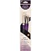 Silver Brush SS-153 Sterling Studio Silver Scrubber Stiff White Taklon Short Handle Brush Set, Dome Round, 3 Per Pack