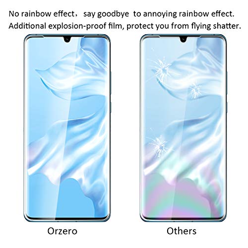 (3 Pack) Orzero Compatible For Huawei P30 Pro Soft Tpu Screen Protector (Not Glass), Premium Quality Edge To Edge (Case Friendly) Screen Protector, High Definition Anti-Scratch Bubble-Free (Lifetime Replacement) #TOP1