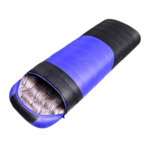 LYYAN Shower Tent 1.5kg/1.7kg Ultralight Adult Envelope Sleeping Bag Outdoor Camping Duck Down Autumn Sleeping Bag Sleeping Bag (Color : Blue)