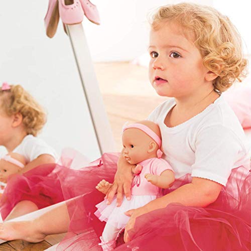 Corolle Mon Premier Bebe Calin Ballerina, Pink/White, 12"""