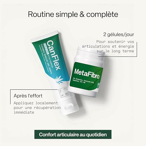 Pack MétaFibro et Gel Canflex : Solution Articulations et Manque d'Énergie - 4