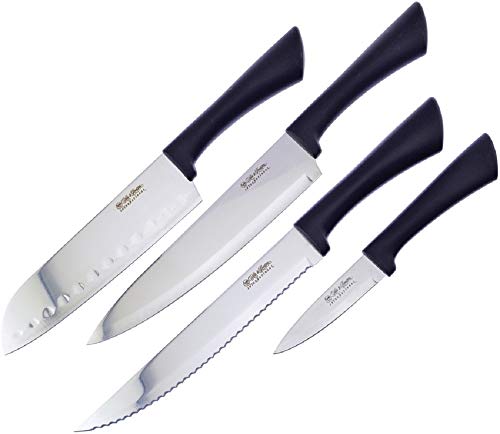 Set Cuchillos Cocina 4 Piezas Acero Inox miniatura 2