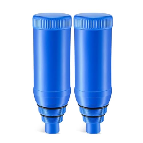 Yominerr Paquete de 2 Tapones para Skimmer de Piscina, Cubierta para Skimmer de Piscina, Tapón de Invierno para Skimmer de 1,5 y 2,0 Pulgadas con Rosca de 9 Pulgadas