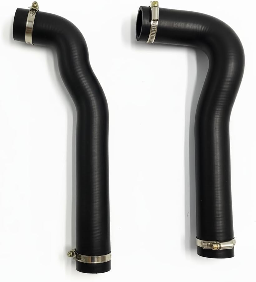 2Pcs Black Hoses For 1992-1999 BMW E36 323i 323is 325i 325is 328i 328is M3 Silicone Radiator Hose Kit With Clamps Cooling Coolant Pipe Tube Hoses 1992 1993 1994 1995 1996 1997 1998 1999