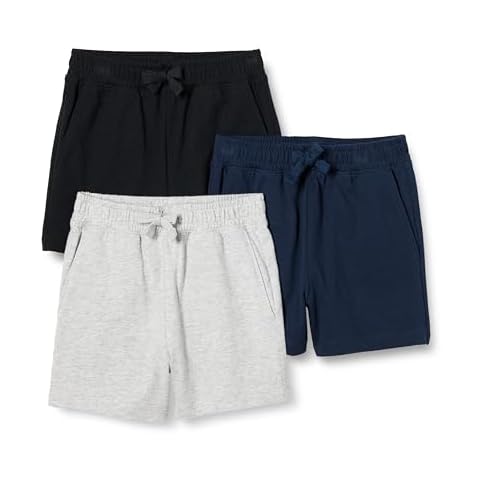 Amazon Essentials Boys' Cotton Jersey Shorts Pack Cover