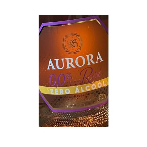 Kit 2 Espumante Sem Álcool Branco e Rosé Aurora 0% 750ml