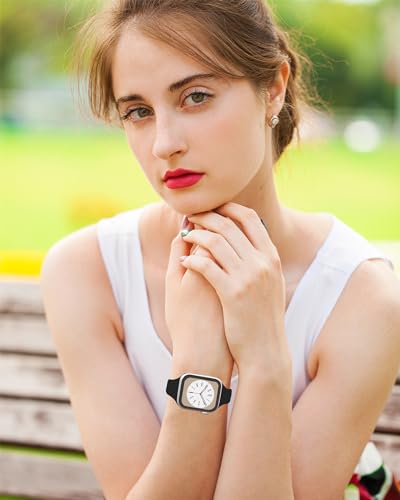 Image of Thin Silicone Band Compatible with Apple Watch 41mm 38mm 40mm 46mm 45mm 42mm 44mm, Slim Narrow Replacement Sport Strap Wristband for iWatch Series 11 10 9 8 7 6 5 4 SE Ultra 3 2 1 Women Men