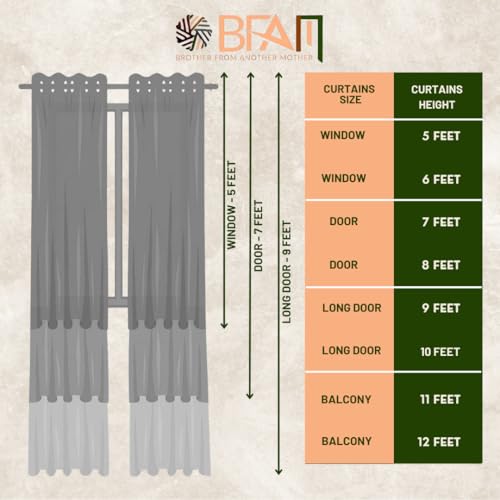 Image of BFAM Kids Blackout Curtains 11 feet Set of 1 - 100% Room Darkening, Thermal Insulated, Noise Reducing, Cute Animal & Rainbow Prints, Eyelet Curtains for Playroom, Bedroom & Nursery, Pack of 1 Curtain