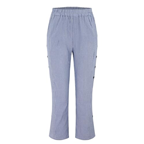 Striped Linen Pants for Women3