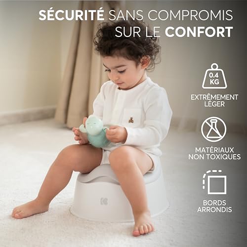 Pot bébé NIMO facile à nettoyer pour simplifier l'apprentissage de la propreté