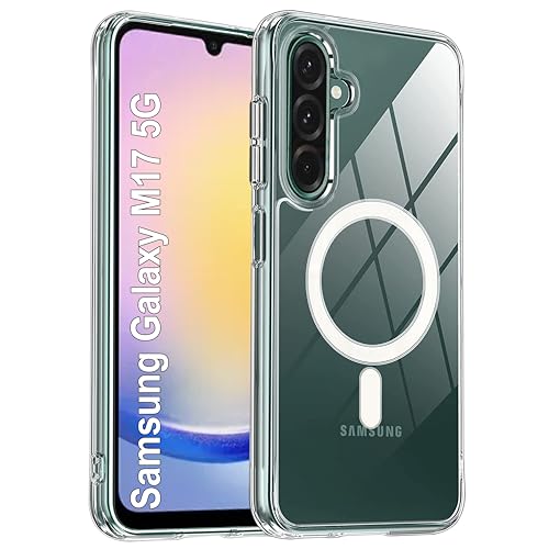 Image of Zapcase Back Case Cover for Samsung Galaxy M17 5G | Compatible for Samsung Galaxy M17 5G Back Cover | Compatible with MagSafe | Scratch-Resistant Back Cover | Clear