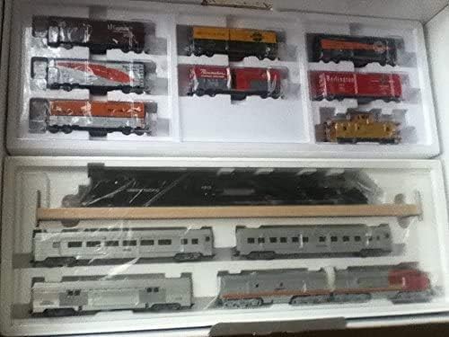 MARKLIN HO PREMIUM DIGITAL AMERICAN STARTER (2)TRAINS BIGGEST SET 29849 W/SOUNDS FUNT., U.P. BIG BOY+8 CARS+S.FE DIESELS EMD-F7+3 AL.COACHS+WIDE OVAL R3 W/SWITCHES+DIG.TRANSF.110V.+DIG.CONTROLS+ACCES.