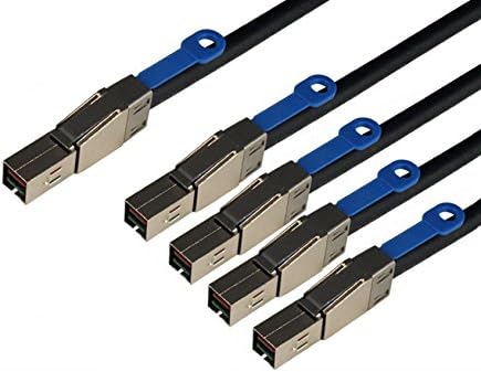 StorageTekPro - SFF-8644 to 4X SFF-8644 External High Density HD Mini-SAS to (4) HD MiniSAS Split Cable. 1-Meter / 3 Foot.