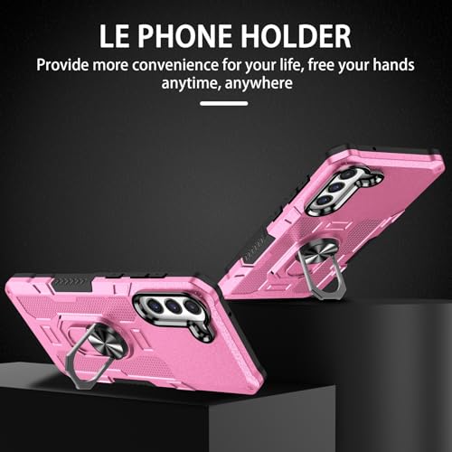 Coque Samsung S21 FE antichoc avec anneau support rotatif PC rigide - 2